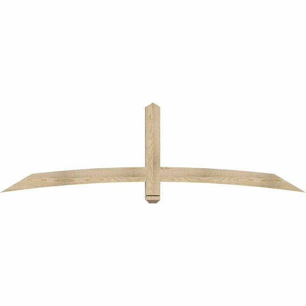Ekena Millwork Bellingham Rough Sawn Timber Gable Bracket, Douglas Fir, 84"W x 24"H x 4"D x 4"F, 7/12 Pitch GBW084X24X0404BEL00RDF - main